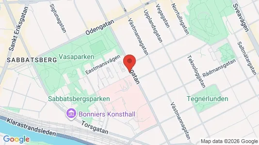 Apartments for rent i Vasastan - kort over placeringen