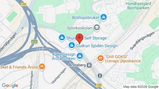 Apartments for rent i Södermalm - kort over placeringen