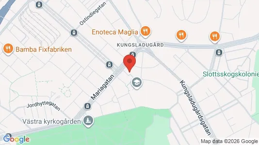 Apartments for rent i Majorna-Linné - kort over placeringen