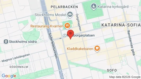 Apartments for rent i Södermalm - kort over placeringen