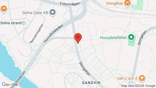 Apartments for rent i Solna - kort over placeringen
