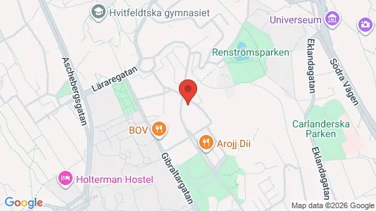 Apartments for rent i Johanneberg - kort over placeringen