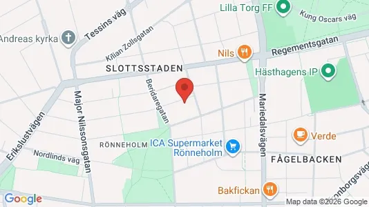 Apartments for rent i Malmö City - kort over placeringen