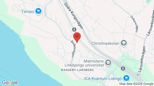 Apartments for rent i Lidingö - kort over placeringen