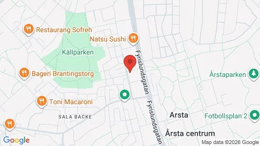 Apartments for rent i Uppsala - kort over placeringen