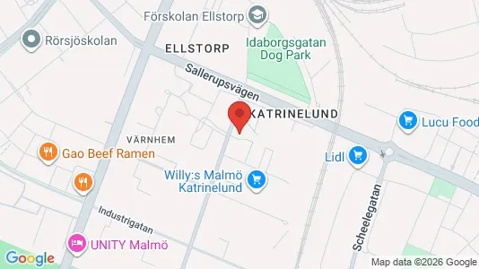 Apartments for rent i Malmö City - kort over placeringen