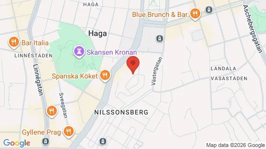 Apartments for rent i Gothenburg City Centre - kort over placeringen