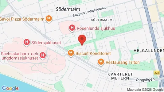 Apartments for rent i Södermalm - kort over placeringen