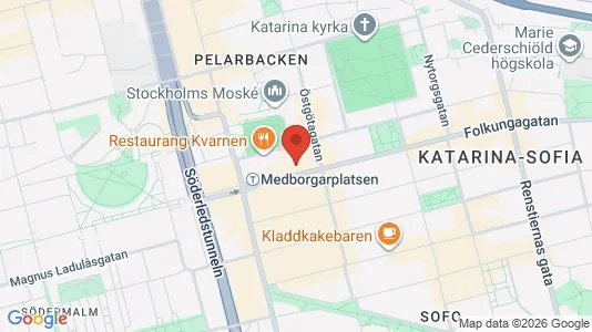 Apartments for rent i Södermalm - kort over placeringen