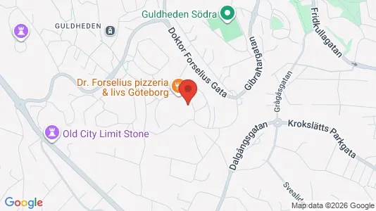 Apartments for rent i Gothenburg City Centre - kort over placeringen