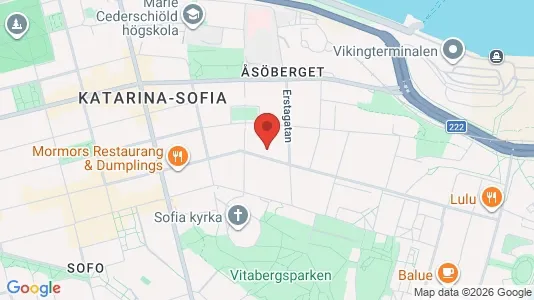 Apartments for rent i Södermalm - kort over placeringen