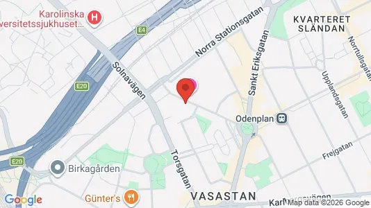Apartments for rent i Vasastan - kort over placeringen
