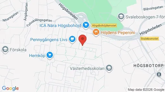 Apartments for rent i Majorna-Linné - kort over placeringen