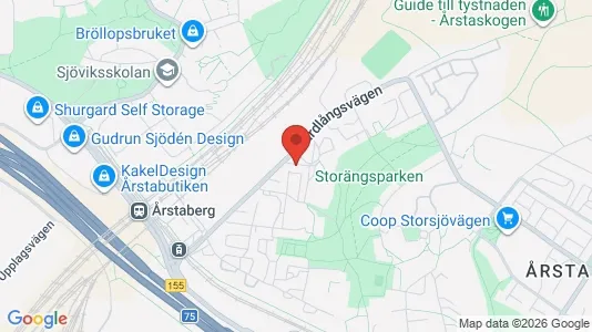 Apartments for rent i Hammarbyhamnen - kort over placeringen