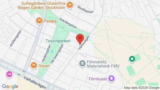 Apartments for rent i Gärdet/Djurgården - kort over placeringen