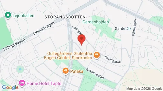 Apartments for rent i Gärdet/Djurgården - kort over placeringen