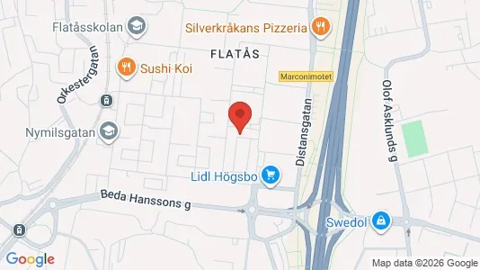 Apartments for rent i Askim-Frölunda-Högsbo - kort over placeringen