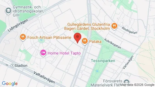 Apartments for rent i Gärdet/Djurgården - kort over placeringen