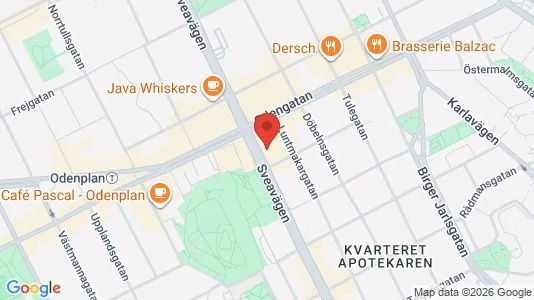 Apartments for rent i Vasastan - kort over placeringen