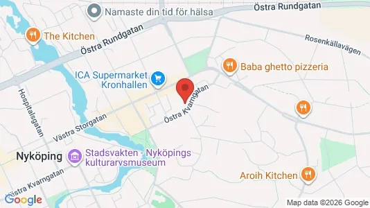 Apartments for rent i Nyköping - kort over placeringen