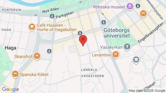 Apartments for rent i Gothenburg City Centre - kort over placeringen