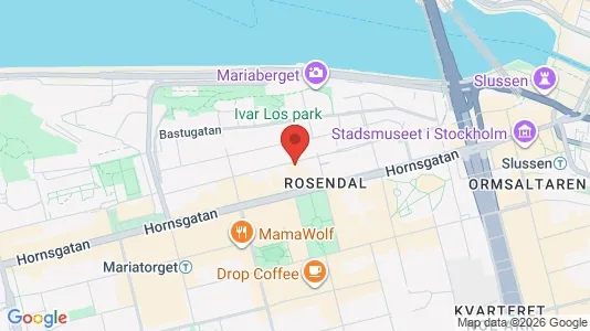 Apartments for rent i Södermalm - kort over placeringen