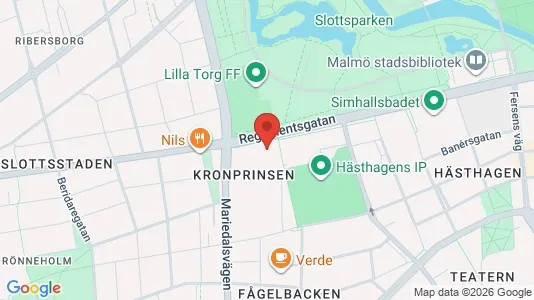 Apartments for rent i Malmö City - kort over placeringen