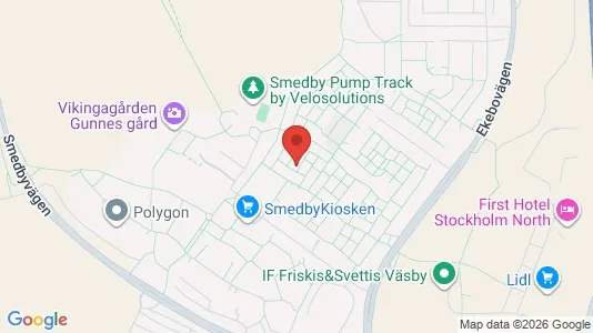 Apartments for rent i Upplands Väsby - kort over placeringen