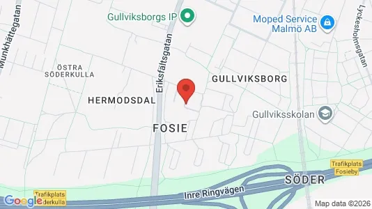 Apartments for rent i Fosie - kort over placeringen