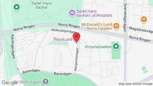Apartments for rent i Lund - kort over placeringen