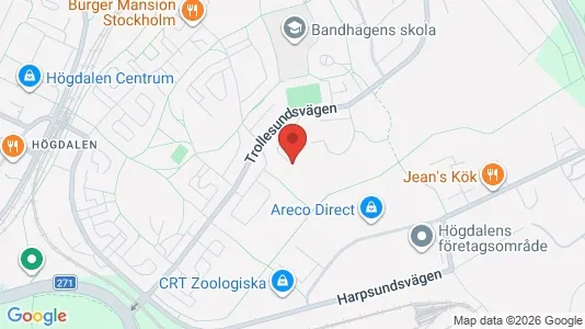 Apartments for rent i Stockholm South - kort over placeringen