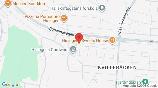 Apartments for rent i Lundby - kort over placeringen