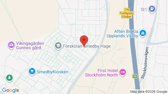 Apartments for rent i Upplands Väsby - kort over placeringen
