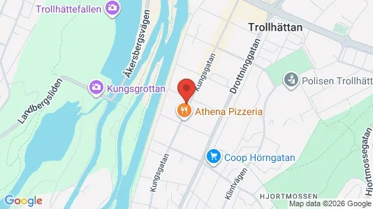 Apartments for rent i Trollhättan - kort over placeringen
