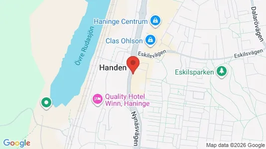 Apartments for rent i Haninge - kort over placeringen