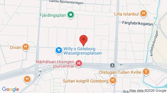 Apartments for rent i Lundby - kort over placeringen