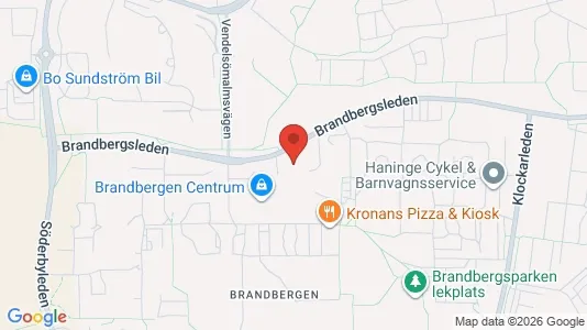 Apartments for rent i Haninge - kort over placeringen