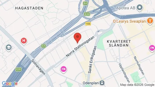 Apartments for rent i Vasastan - kort over placeringen