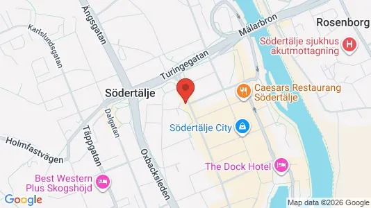 Apartments for rent i Södertälje - kort over placeringen