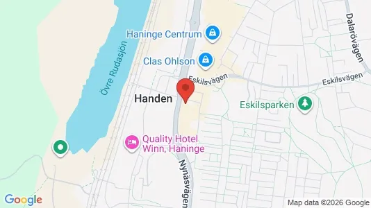 Apartments for rent i Haninge - kort over placeringen