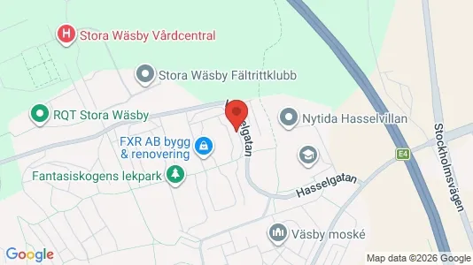 Apartments for rent i Upplands Väsby - kort over placeringen