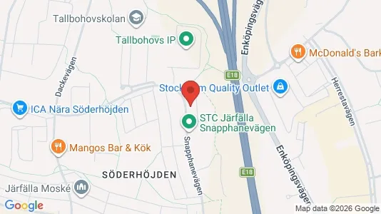 Apartments for rent i Järfälla - kort over placeringen