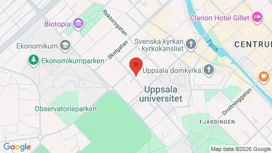 Apartments for rent i Uppsala - kort over placeringen