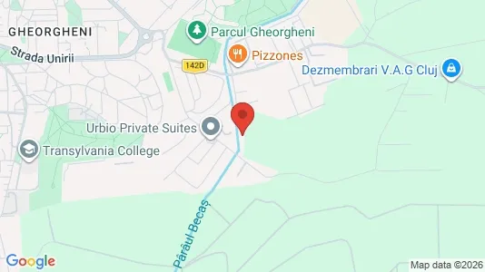 Apartments for rent i Cluj-Napoca - kort over placeringen
