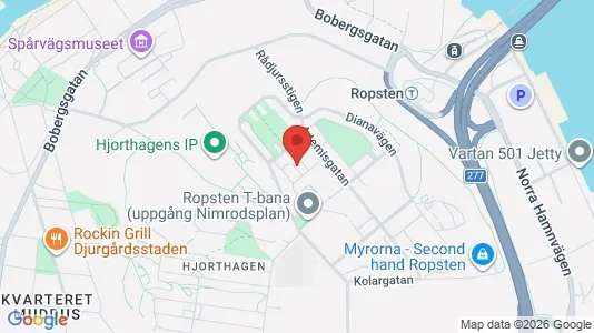 Apartments for rent i Gärdet/Djurgården - kort over placeringen