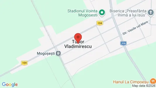 Apartments for rent i Mogoşeşti-Siret - kort over placeringen