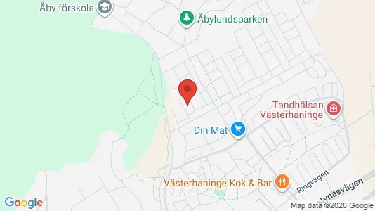 Apartments for rent i Haninge - kort over placeringen