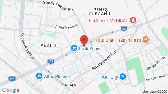 Apartments for rent i Ploieşti - kort over placeringen