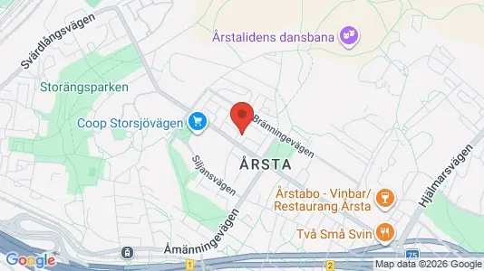 Apartments for rent i Hammarbyhamnen - kort over placeringen