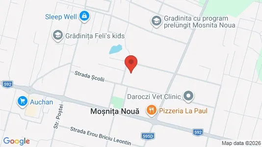 Apartments for rent i Moşniţa Nouă - kort over placeringen